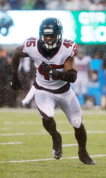 Hobbled Falcons shore up depth chart before facing Redskins